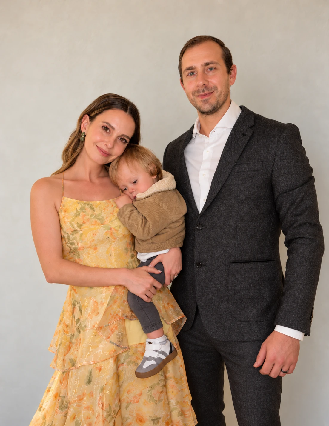 Alex and Casandra with their son, the family behind Willow House Furniture